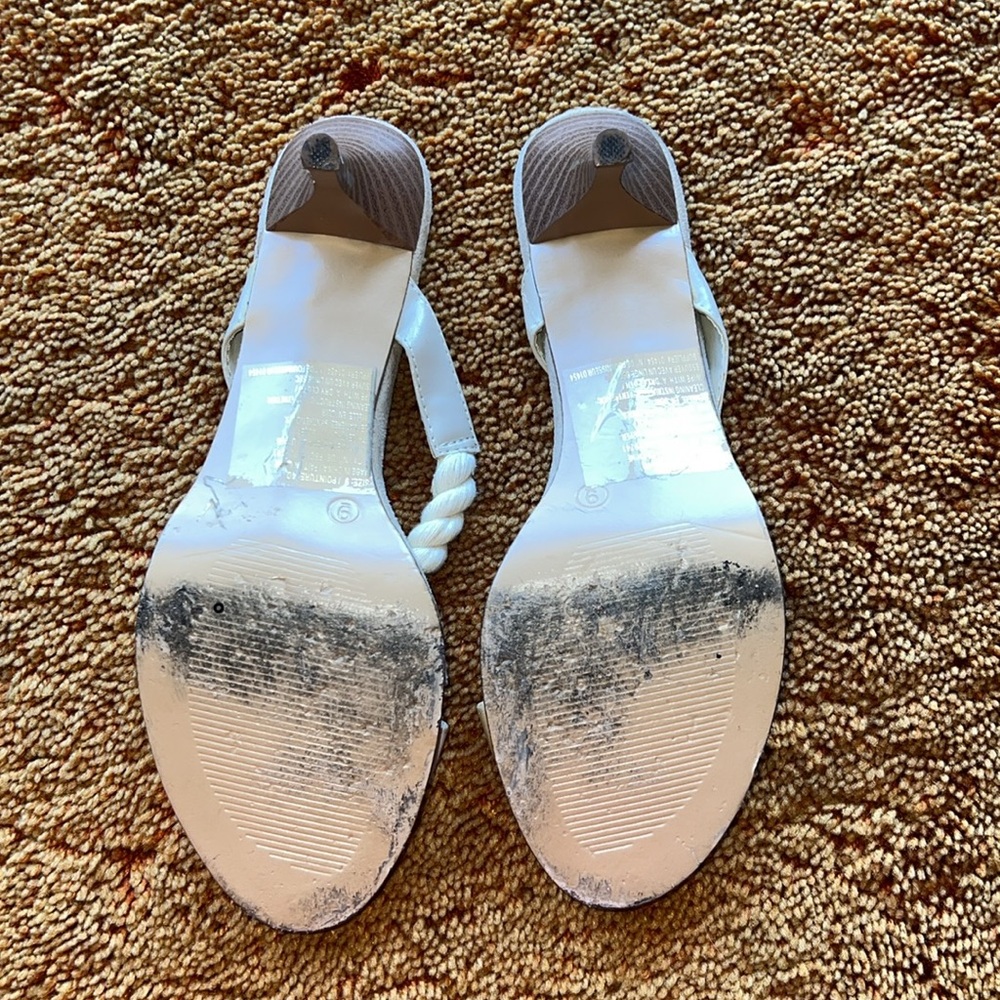 Vintage Rope python shells sandals - Picture 4 of 5